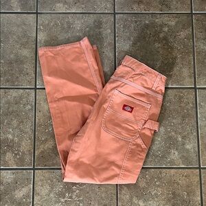 Dickies Women Peach Straight Leg Cargo/Utility Pants